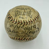 Historic 1921 Cleveland Indians Team Signed Baseball With Tris Speaker PSA DNA