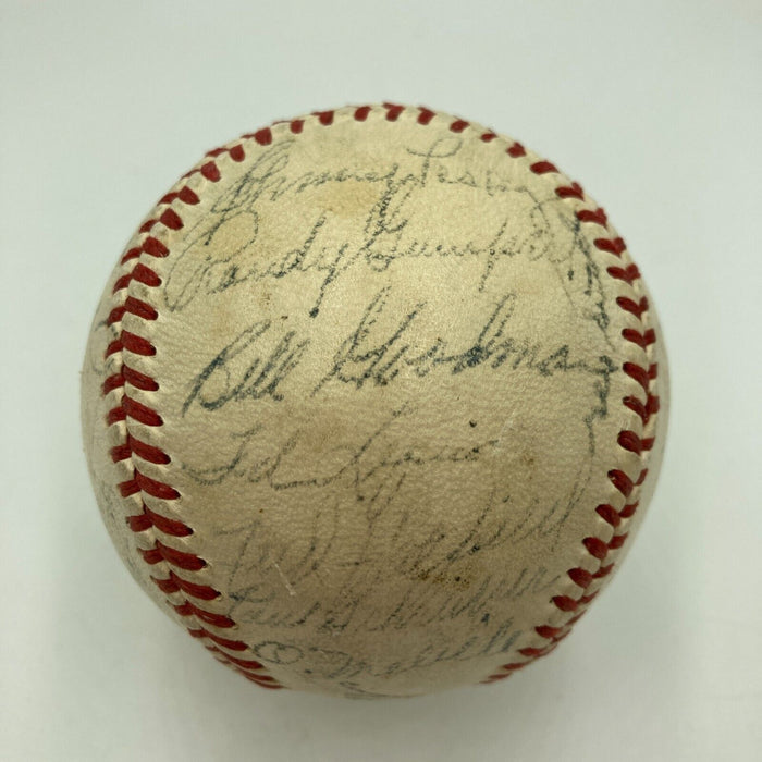 1952 Boston Red Sox Team Signed Official American League Baseball