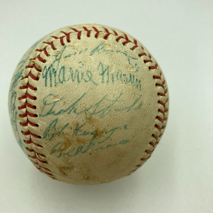 Nellie Fox 1954 Chicago White Sox Team Signed Baseball JSA COA