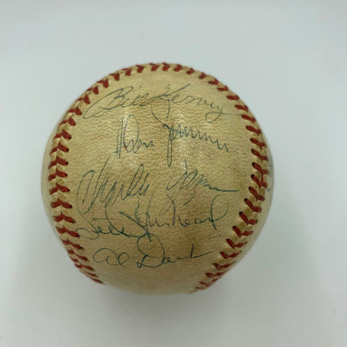 Ernie Banks Norm Cash October 23, 1960 Benefit Game Multi Signed Baseball