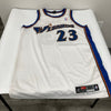 Michael Jordan Signed Washington Wizards Game Jersey Original Art UDA Upper Deck