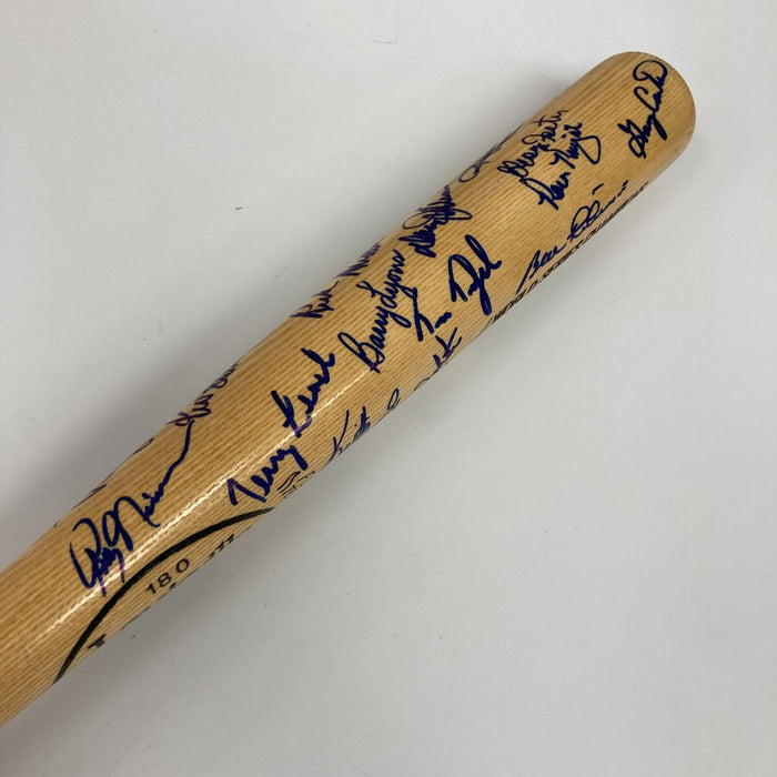 1986 New York Mets Team World Series Champs Signed Bat #3/86 PSA DNA