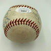 1953 New York Yankees World Series Champs Team Signed Baseball Mickey Mantle JSA