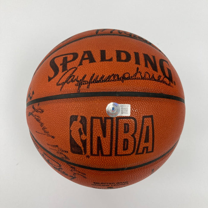 1984-85 Phoenix Suns Team Signed Game Used Spalding Official Basketball Beckett