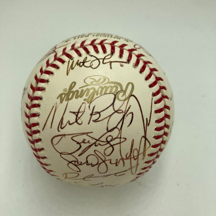 2009 Philadelphia Phillies Team Signed World Series Baseball 37 Sigs JSA COA