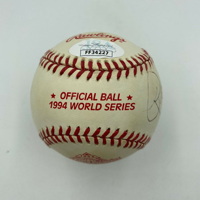 Extraordinary Luke Perry Signed World Series Baseball Beverly Hills 90210 JSA