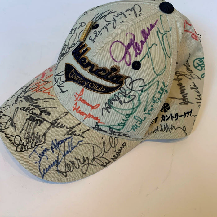 2002 PGA SBC Senior Classic Signed Golf Cap Hat 52 Sigs With JSA COA