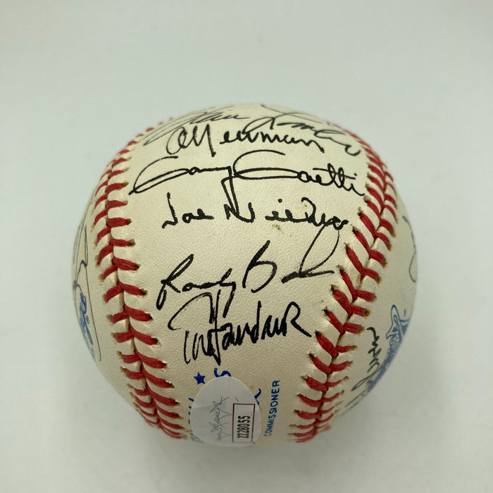 1987 Minnesota Twins World Series Champs Team Signed W.S. Baseball JSA COA