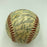 1959 Chicago White Sox AL Champs Team Signed Baseball Nellie Fox JSA COA