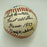 1933 Inaugural First Ever All Star Game Team Signed Baseball Beckett COA