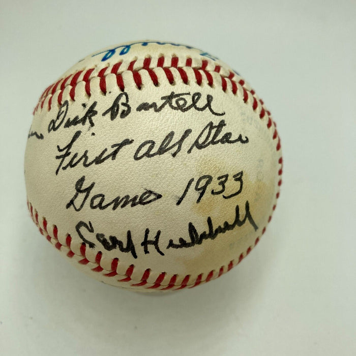 1933 Inaugural First Ever All Star Game Team Signed Baseball Beckett COA