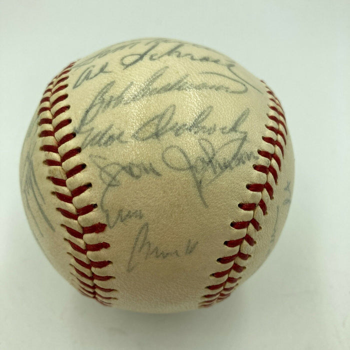 1960 Chicago Cubs Team Signed National League Baseball Ernie Banks With JSA COA