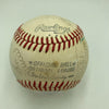 Beautiful 1977 Hall Of Fame Induction Multi Signed Baseball 23 Sigs JSA COA