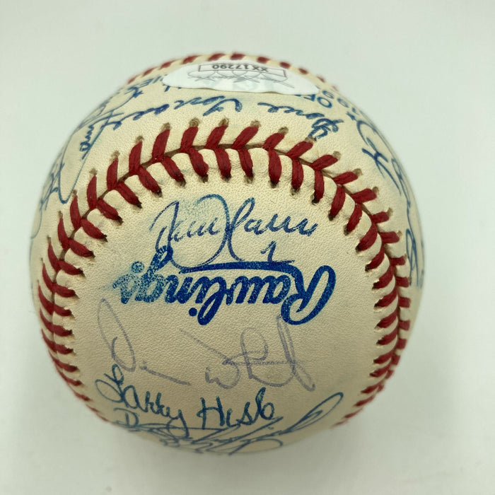 1993 Toronto Blue Jays World Series Champs Team Signed Baseball JSA COA