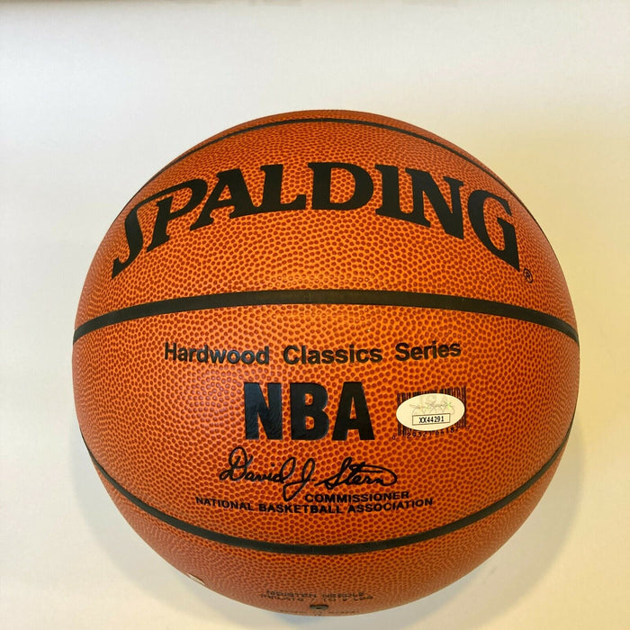 Michael Jordan Mike Krzyzewski HOF Induction Class Of 2001 Signed Basketball JSA