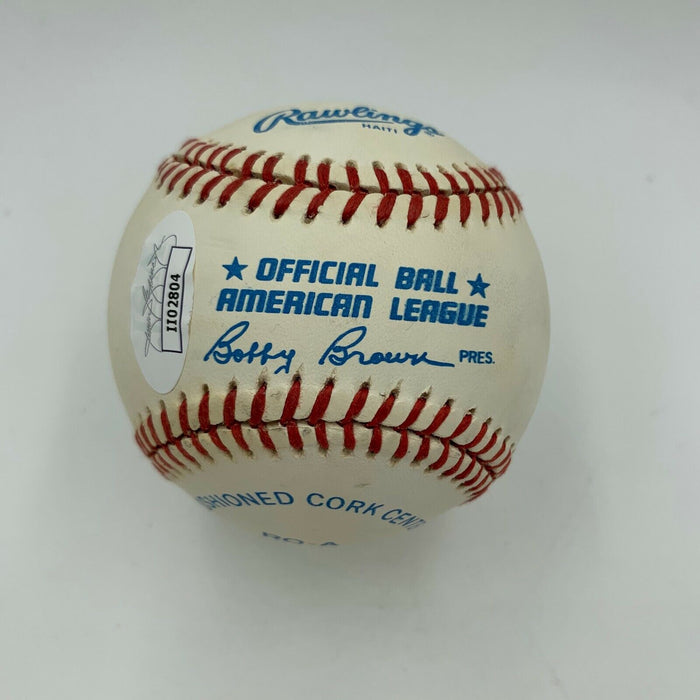 Ann Jillian Signed American League Baseball With JSA COA Celebrity Actress