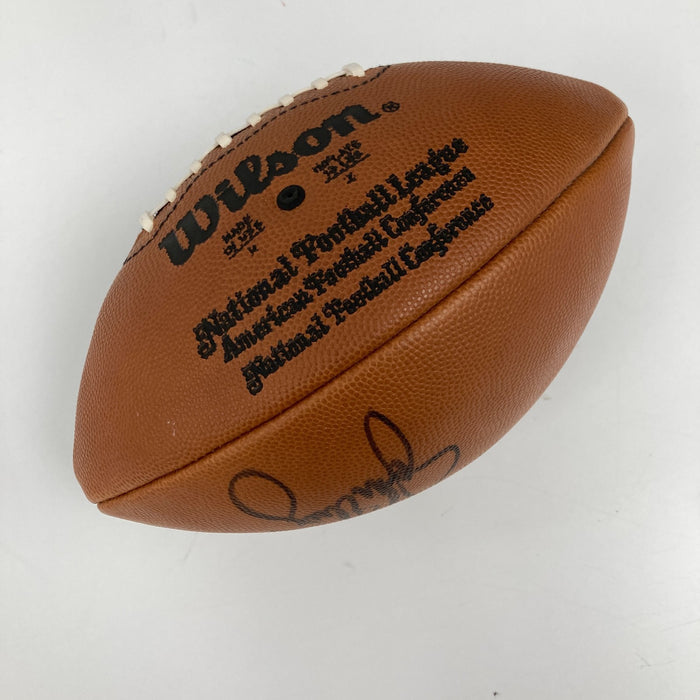 John Elway Signed Wilson NFL Game Football JSA COA