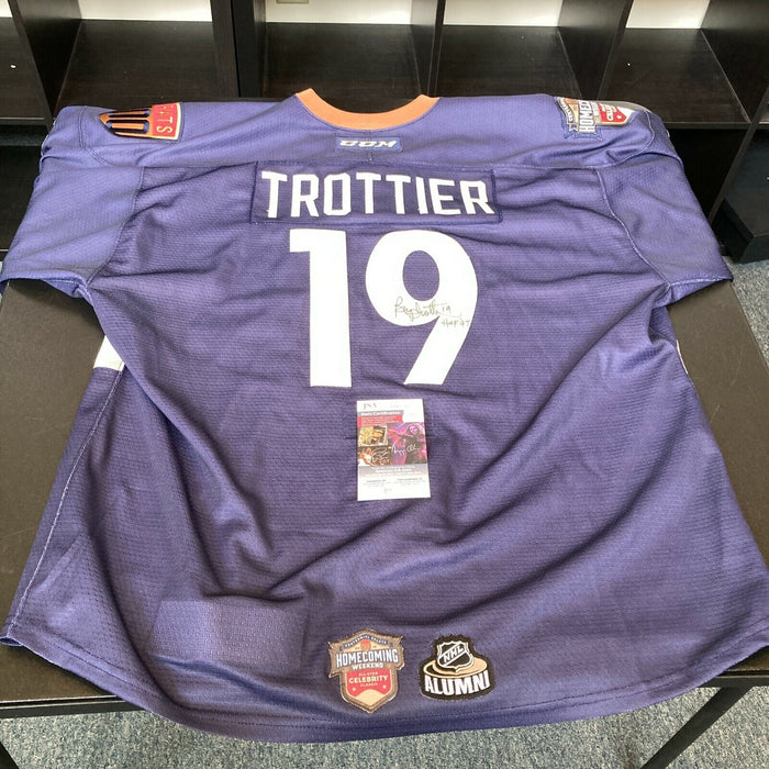 Bryan Trottier Signed Game Used 2018 All Star Game Alumni Jersey With JSA COA