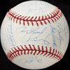 2008 New York Yankees Team Signed Baseball Derek Jeter Mariano Rivera Steiner