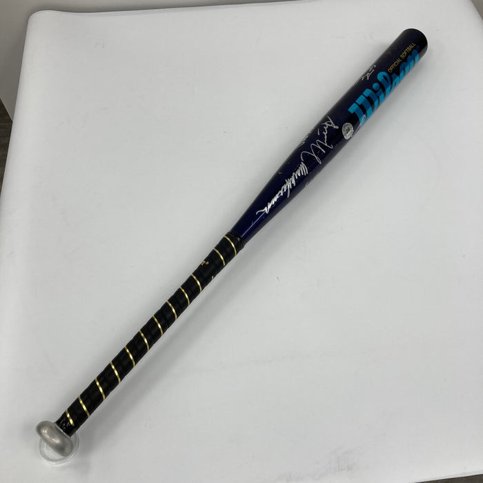 Michael Jordan 1993 Michael Jordan's Air Force Team Signed Baseball Bat Beckett