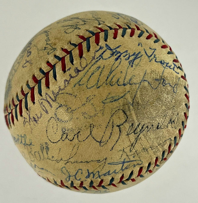 Babe Ruth, Lou Gehrig, Mickey Mantle & Roger Maris Signed Baseball PSA DNA COA