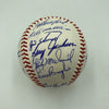 1965 Chicago Cubs Team Signed NL Baseball Ernie Banks Ron Santo JSA COA