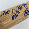 2004 Boston Red Sox World Series Champs Team Signed Baseball Bat JSA COA