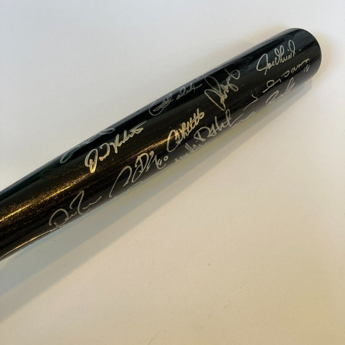 2008 New York Yankees Team Signed Baseball Bat Derek Jeter Steiner & MLB Holo