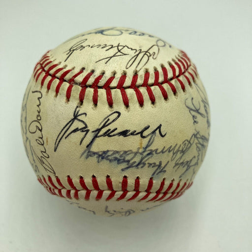 1940's-1950's Boston Red Sox Legends Multi Signed Baseball 30 Sigs