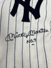 Beautiful Mickey Mantle No. 7 Signed New York Yankees Jersey UDA JSA MINT 9