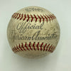 Phil Rizzuto 1940 Kansas City Blues Rookie Minor League Team Signed Baseball JSA