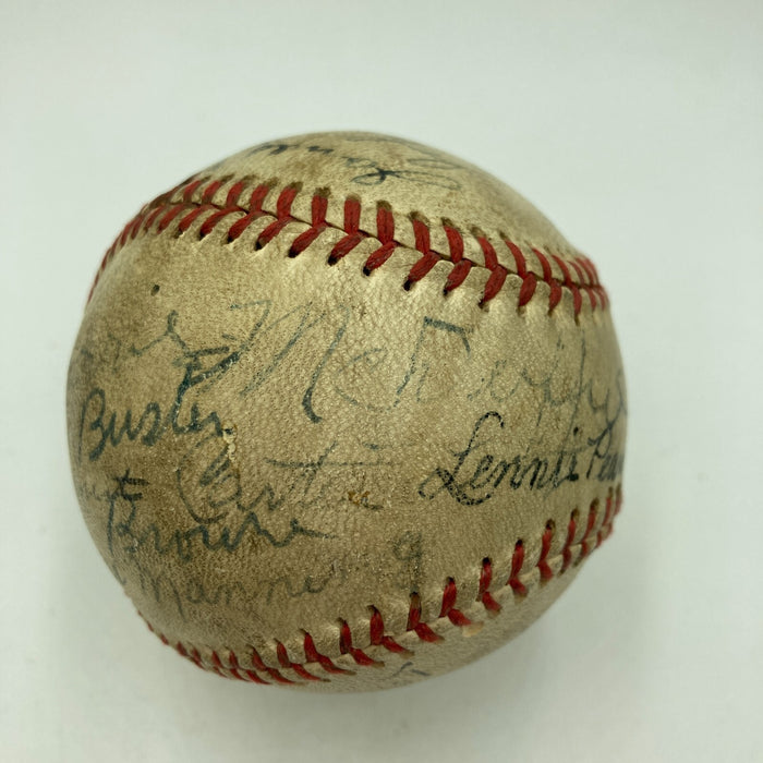 RARE 1940 New York Black Yankees Negro League Team Signed Baseball PSA DNA COA