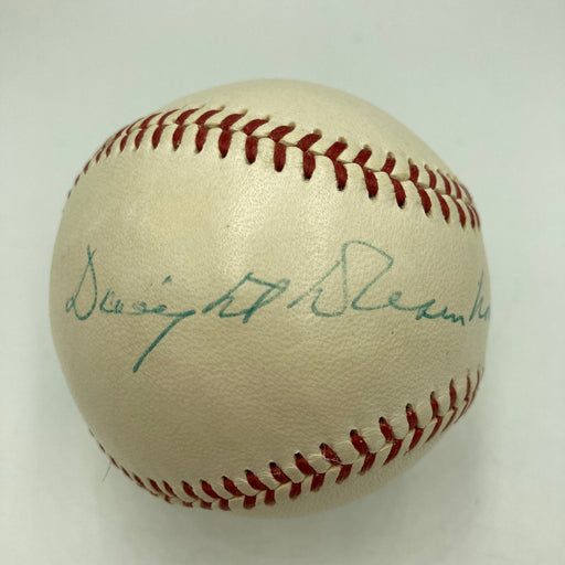 President Dwight D. Eisenhower Single Signed American League Baseball JSA COA