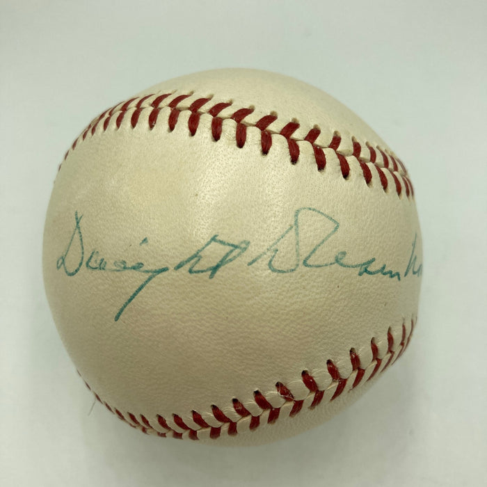President Dwight D. Eisenhower Single Signed American League Baseball JSA COA
