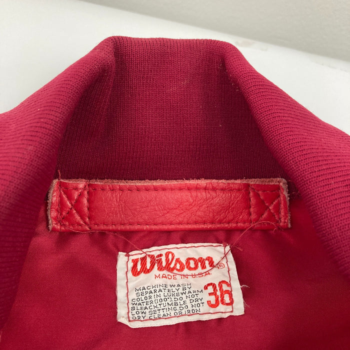 Larry Milbourne Game Used Signed 1983 Philadelphia Phillies Wilson Jacket