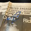 Macaulay Culkin Signed Autographed Movie Newspaper Photo With JSA COA