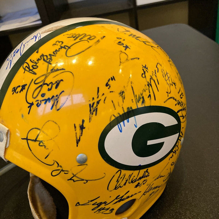 1989 Green Bay Packers Team Signed Autographed Full Size Helmet