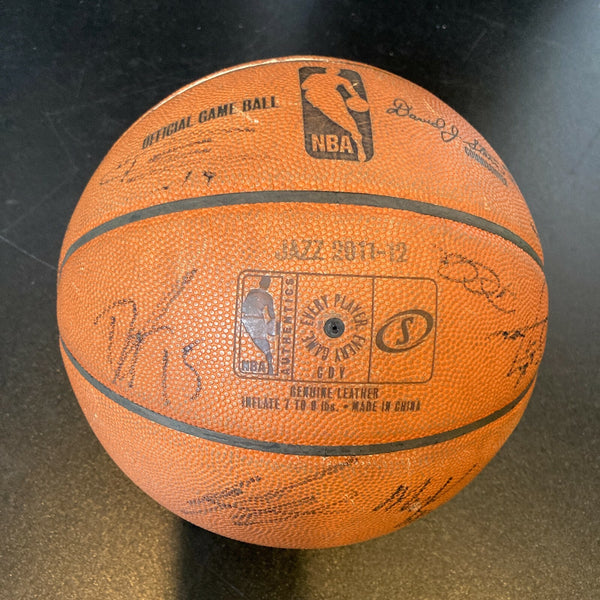 2011-12 Utah Jazz Team Signed Spalding NBA Game Used Basketball