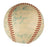 Beautiful 1954 New York Yankees Team Signed Baseball Mickey Mantle PSA DNA COA