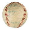 Beautiful 1954 New York Yankees Team Signed Baseball Mickey Mantle PSA DNA COA