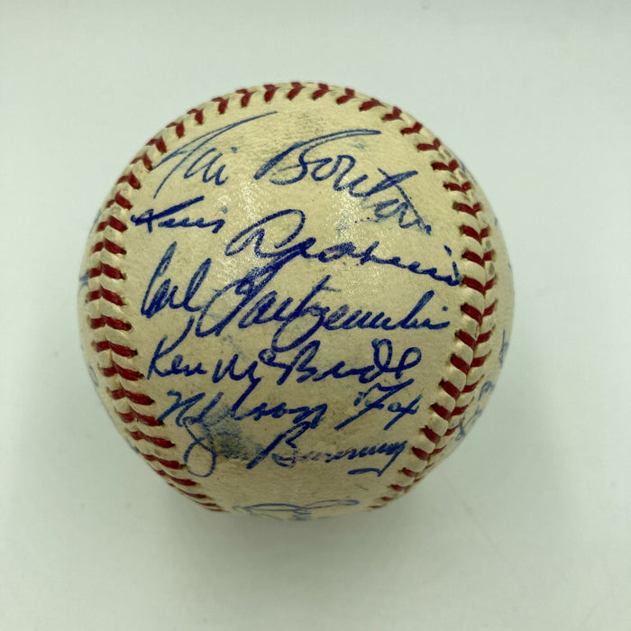Beautiful 1963 All Star Game Signed Baseball Nellie Fox Carl Yastrzemski JSA COA