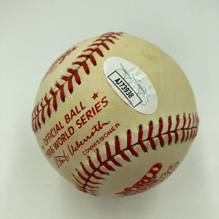 Rare Bill Buckner & Mookie Wilson Signed 1986 World Series Baseball JSA COA
