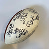 Hall Of Fame Legends Multi Signed Football With 15 Sigs JSA COA