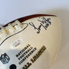 Hall Of Fame Legends Multi Signed Football With 15 Sigs JSA COA