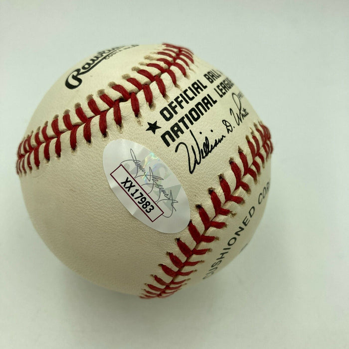 Beautiful Sandy Koufax #32 Signed Official National League Baseball JSA COA