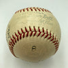 1952 New York Yankees World Series Champs Team Signed Baseball Mickey Mantle JSA