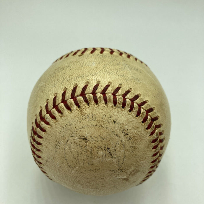 Casey Stengel Single Signed 1950's Game Used National League Baseball JSA COA