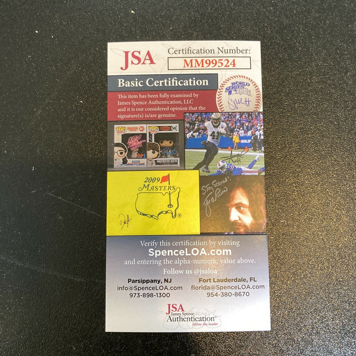 Ralph Macchio & Martin Kove Signed Karate Kid VHS Movie With JSA COA