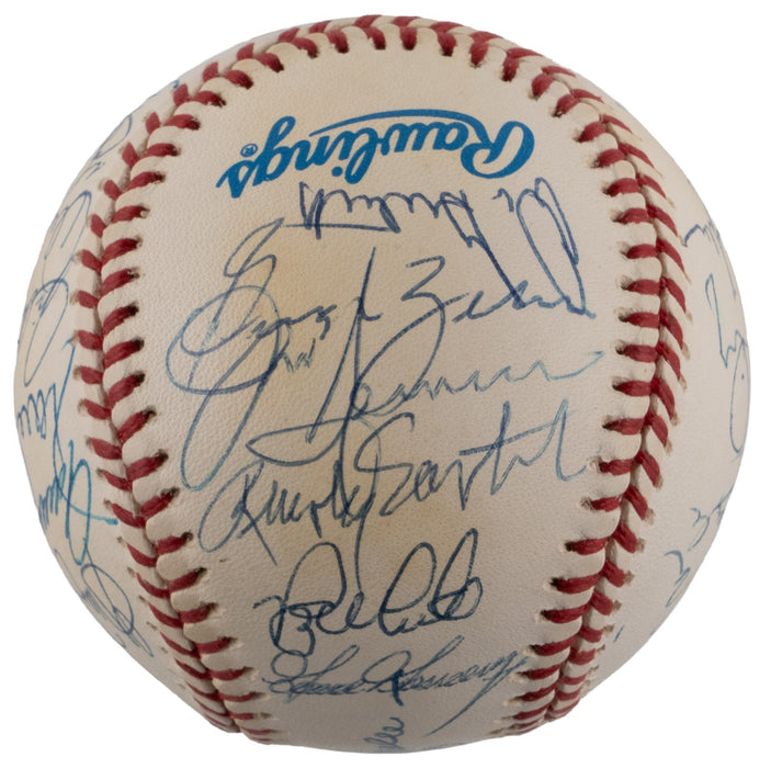 1978 Yankees World Series Champs Team Signed Baseball JSA COA