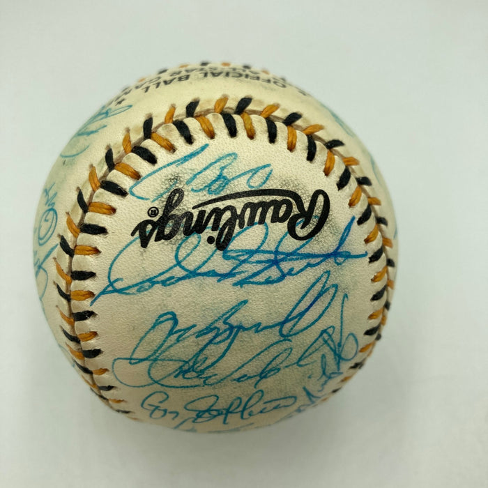 1994 All Star Game National League Team Signed Baseball Barry Bonds PSA DNA COA
